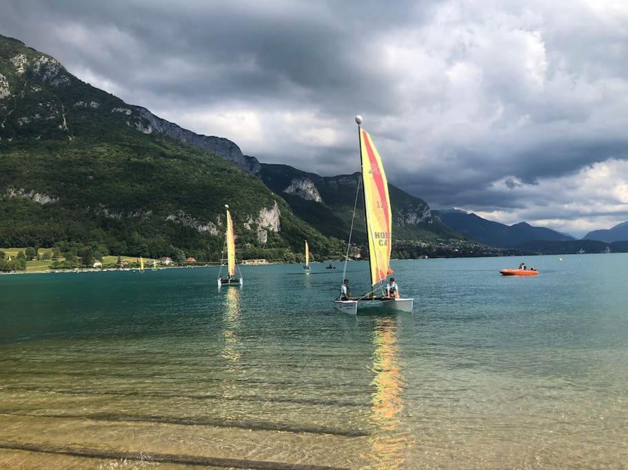 Appartement Proche Centre Ville Avec Parking Gratuit Annecy Esterno foto