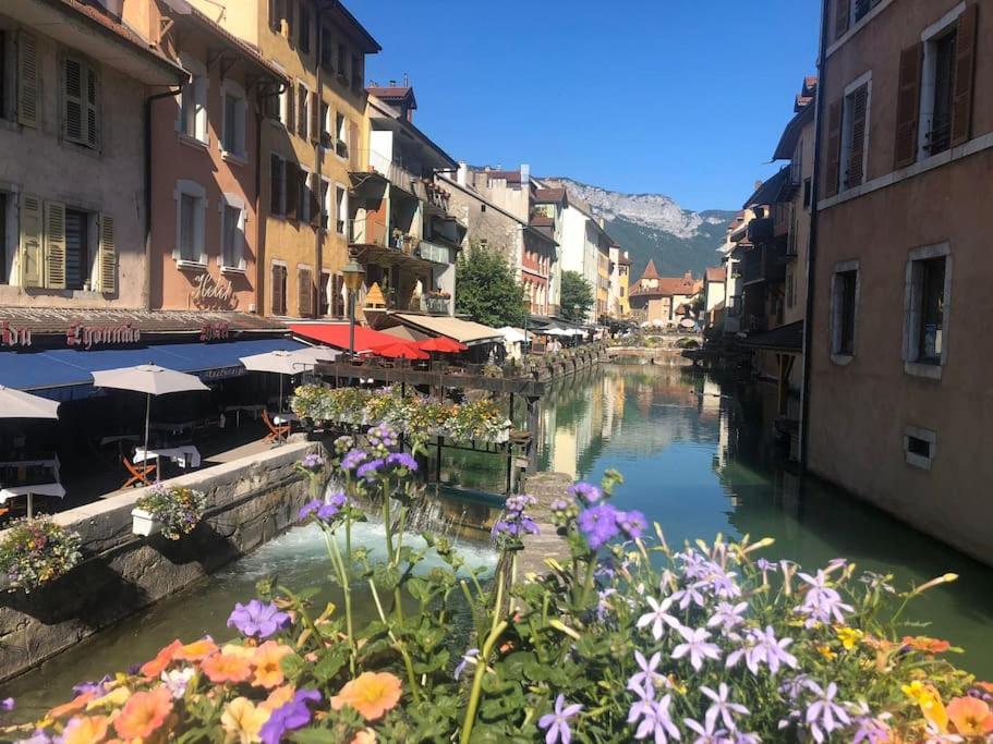 Appartement Proche Centre Ville Avec Parking Gratuit Annecy Esterno foto